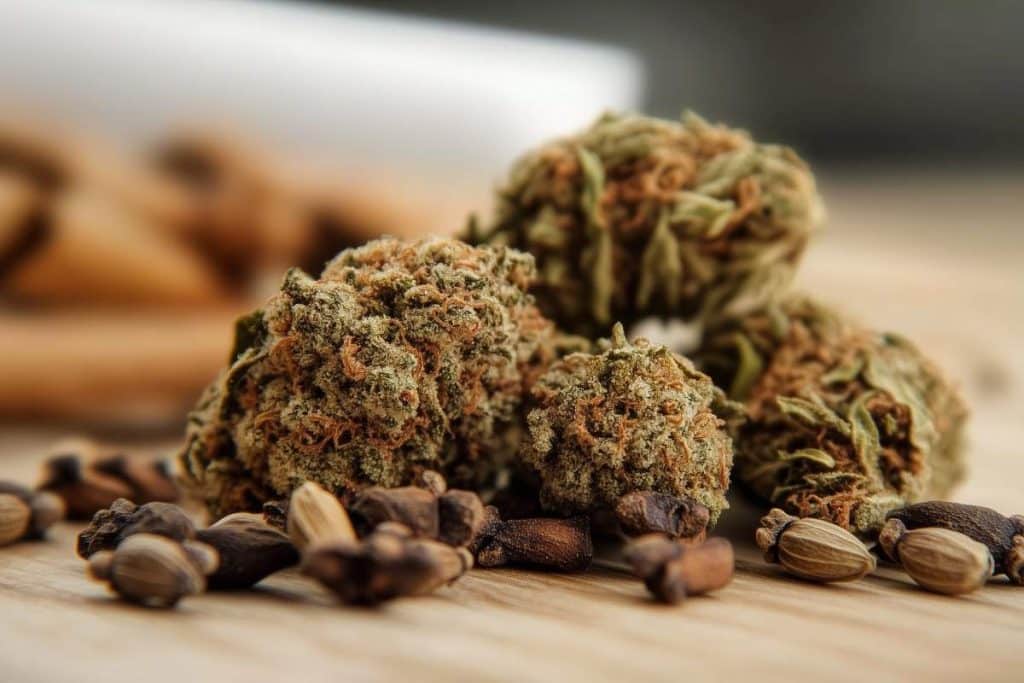 fleurs de CBD au profil épicé
